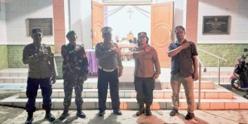 aga Toleransi dan Keamanan, Polsek Bungursari Polres Purwakarta Lakukan Pengamanan Ibadah Malam Kamis Putih