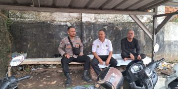 Polsek Plered Terus Lakukan Sambang Masyarakat Untuk Sampaikan Pesan Kamtibmas.