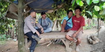 Sambangi Warga Binaan, Bhabinkamtibmas Polsek Wanayasa Sampaikan Pesan Kamtibmas