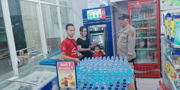 Polsek Pasawahan Patroli Malam Hari Dan Himbauan Kamtibmas Kepada Juru Parkir Pertokoan Tokma