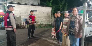Polsek Cibatu Lakukan Patroli KRYD untuk Mengamankan Wilayah dari Potensi Kriminalitas