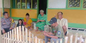 Bhabinkamtibmas laksanakan giat Sambang, Ajak Warga Jaga Kamtibmas