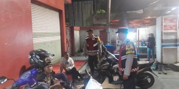 Wujudkan Wilayah Aman, Polsek Cibatu Intensifkan Patroli di Daerah Rawan
