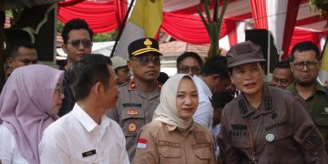 Wakili Kapolres Purwakarta, Kompol Sosialisman Hadiri Kegiatan Hari Posyandu Nasional