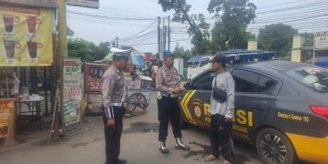 Pastikan Keamanan, Polsek Bungursari Polres Purwakarta Laksanakan Patroli Siang ke Area Jalan Raya