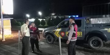 Polsek Cibatu Lakukan Patroli Malam Hari, Pastikan Keamanan Lingkungan Perusahaan