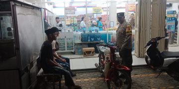 Berikan Rasa Aman Dan Nyaman Polsek Pasawahan Giatkan Patroli Malam Hari