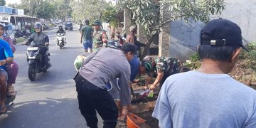 Peran serta  Bhabinkamtibmas Dalam menjaga situasi kamtibmas  kepada.warga binaan Sekaligus Kegiatan kebersihan / Salasih (Selasa bersih)