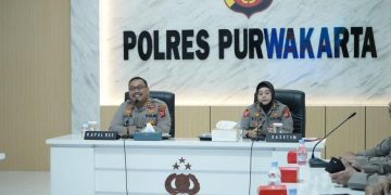 Personel Polres Purwakarta Dilatih  Astina Polri dan TTE Polri Dari Setum Polda Jabar 