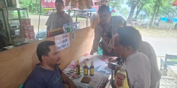Polsek Jatiluhur Gelar Razia Miras di Wilayah Hukumnya
