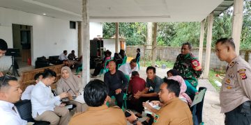 Sinergitas TNI-Polri Di Purwakarta, Dalam Kegiatan Musyawarah penertiban Sertifikat Hak Milik.