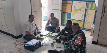 Kapolsek Pasawahan Hadiri Langsung Kegiatan Rapat Kordinasi Di Aula  Kecamatan Pondok Salam