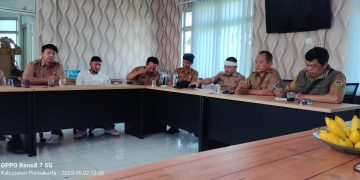 Kapolsek Maniis  Hadiri Langsung Kegiatan Rapat Kordinasi Di Aula  Kecamatan Maniis