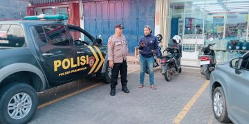 Polsek Pasawahan Patroli KRYD Sambangi Tempat Keramaian di Jam Rawan Dan Cegah Aksi Premanisme