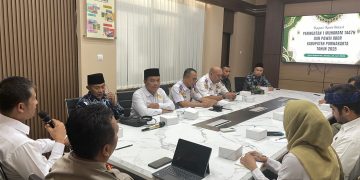 Polres Purwakarta Ikuti Rapat Koordinasi Pelaksanaan Pelaksanaan Tahun Baru Islam.