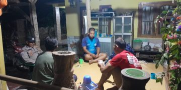 Dini Hari Polsek Pasawahan Patroli “Blue Light Patrol” Sasar Bank BRI Unit Pasawahan