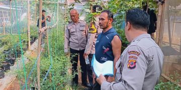 Lomba Ketahanan Pangan, Sat Binmas Polres Purwakarta Lakukan Pengecekan Pekarangan