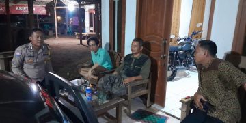 Beruntung Tidak Ada Korban, Polsek Cibatu Bergerak Cepat Tinjau Lokasi Longsor di Desa Cibukamanah