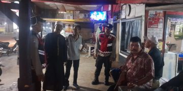 Polsek Cibatu Laksanakan Patroli KRYD Malam Hari, Jaga Situasi Tetap Kondusif