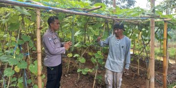 Sinergitas TNI-Polri Terus Terjalin, Polsek Cibatu dan Koramil Cibatu Sambangi Warga