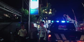 Blue Light Patrol Polsek Pasawahan Sambangi Bank BRI Unit Pasawahan