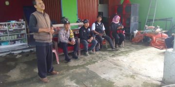 Polsek Pasawahan Melalui Kanit Binmas  Dampingi Kegiatan Bimbingan Dan Penyuluhan Hama Penyakit Bersama BPP Kecamatan Pondok Salam Program Ketahan Pangan Wilayah Pondok Sala