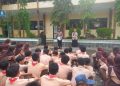Polsek Purwakarta Kota Sosialisasikan SMA Kemala Taruna Bhayangkara Di SMPN 3