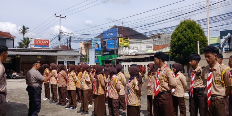 Edukasi Generasi Muda Untuk Jauhi Kenakalan Remaja Dan Narkoba, Polsek Plered Bina Saka Bhayangkara