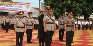 Polres Purwakarta Gelar Sertijab, Jabatan Kabag, Kasat dan Kapolsek Berganti