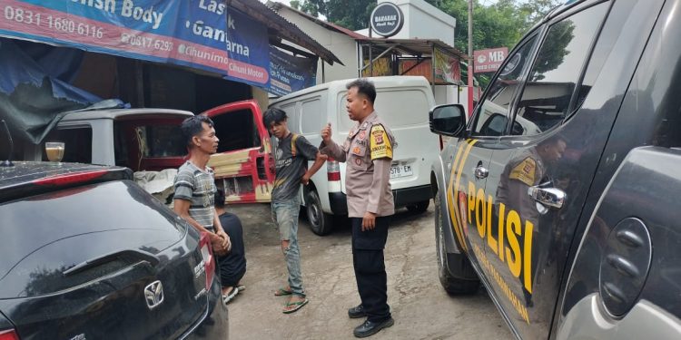 Polsek Pasawahan Cegah Aksi kejahatan Siang hari wilayah Polsek Pasawahan dengan Patroli KRYD 