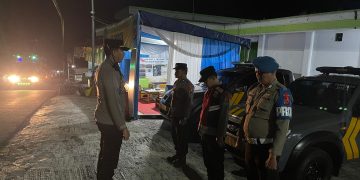 Apel Pengecekan dan PAM Pos Gatur ICG Garokgek Ops Lilin Lodaya 2025 Polsek Kiarapedes