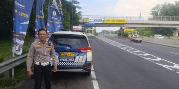 Selama Ops Lilin Lodaya 2025, Arus Lalu Lintas di Purwakarta Terpantau Lancar