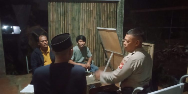 Bhabinkamtibmas Polsek Pasawahan Intensif Lakukan Imbauan Pencegahan dan Antisipasi Bencana Alam