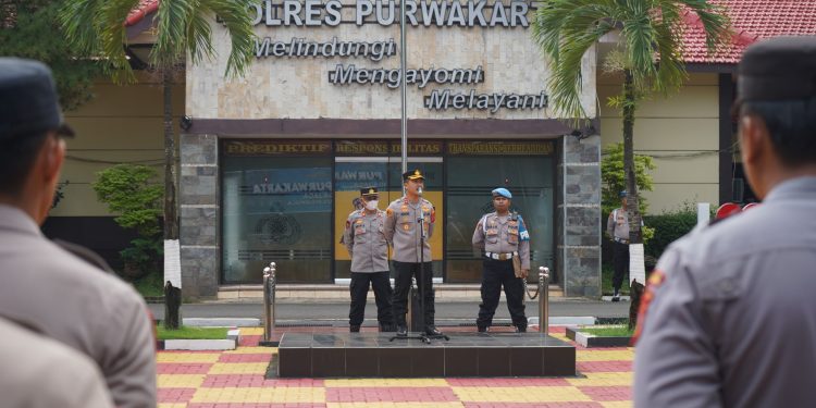 Kapolres Purwakarta Tekankan Hidup Sederhana dan Kesiapan Nataru, Jadi Teladan bagi Personel