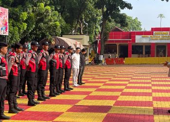 Polres Purwakarta Perkuat Pengamanan Nataru, Gelar Apel Personel Satgas Ops Lilin Lodaya 2025