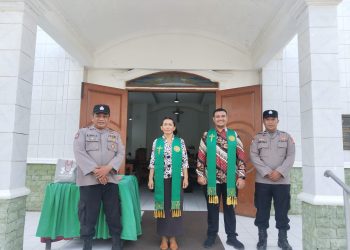Polsek Bungursari Polres Purwakarta Laksanakan Monitoring Ibadah Minggu di Gereja-gereja, Pastikan Keamanan Jemaat
