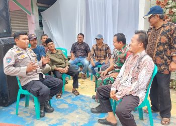 Sinergitas TNI–Polri Terwujud dalam Kegiatan Sambang Desa Cipinang