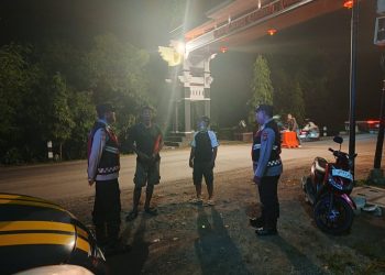 Antisipasi Gangguan Kamtibmas, Polsek Cibatu Patroli Perbatasan Purwakarta–Subang