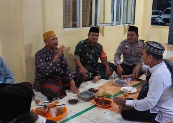 Bangun Kebersamaan di Bulan Suci Ramadhan, Bhabinkamtibmas dan Babinsa Aktif Silaturahmi