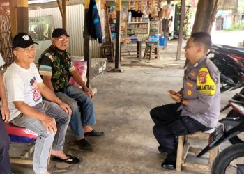 Polsek Bungursari Polres Purwakarta Tingkatkan Kamtibmas melalui Sambang Tukang Ojek oleh Bhabinkamtibmas