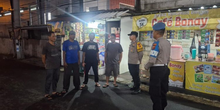 Polsek Bungursari Polres Purwakarta Laksanakan Patroli Malam, Jaga Kondusifitas Wilayah