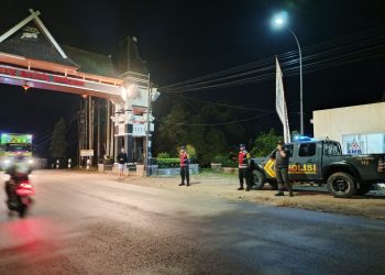 Antisipasi Balap Liar dan Kriminalitas, Polsek Cibatu Gelar Patroli Malam Ramadhan