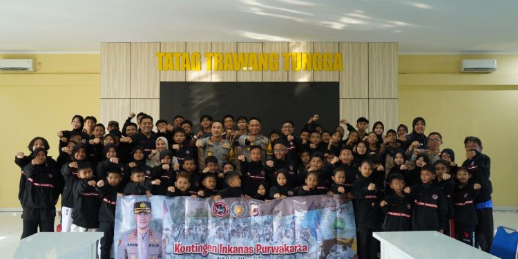 Kapolres Purwakarta Lepas 123 Atlet INKANAS, Siap Berlaga di Kejurda Karate Piala Kapolda Jabar VII 2026