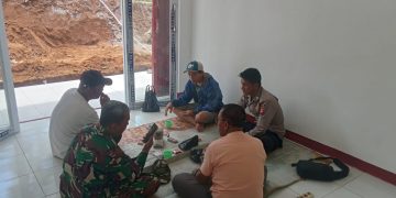 Sinergitas TNI-POLRI  Polsek Kiarapedes