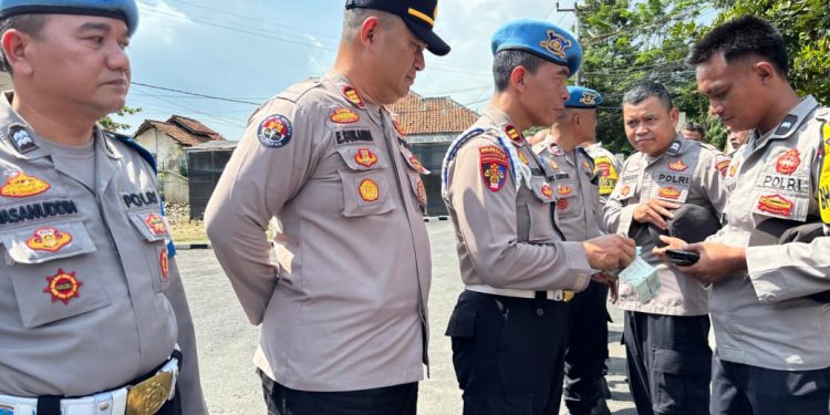 Tingkatkan Kedisiplinan, Subbid Provost Polda Jabar Gelar Gaktiblin Personel Gabungan di Purwakarta