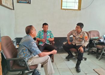 Pererat Sinergi, Bhabinkamtibmas Desa Cijati Ajak Aparatur Desa Jaga Kamtibmas Selama Ramadan