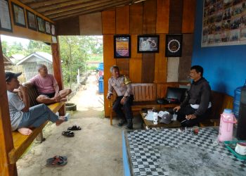 Silaturahmi Kamtibmas, Polsek Plered Sosialisasikan Hotline Pelayanan Polri 110