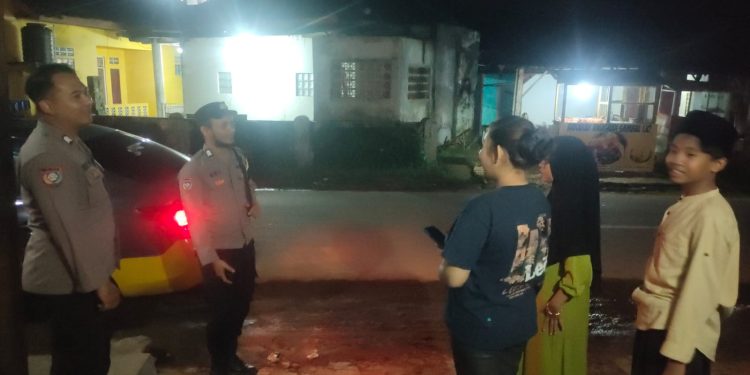 Polsek Plered Lakukan Patroli Ke Seluruh Wilayah Hingga Sahur Di Bulan Ramadhan