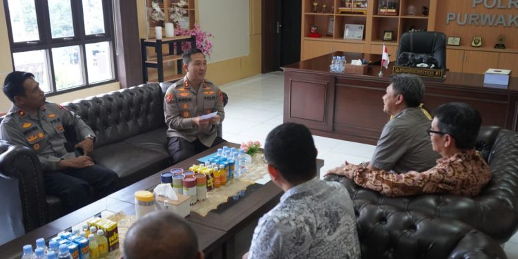 PT Rajawali Nusantara Indonesia Jajaki Kerja Sama Ketahanan Pangan Bersama Polres Purwakarta