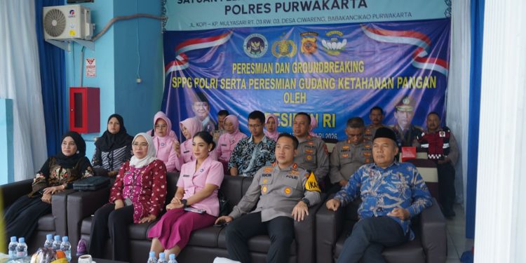 Presiden RI Resmikan 1.179 SPPG dan 18 Gudang Ketahanan Pangan Polri, Polres Purwakarta Ikuti Groundbreaking Secara Virtual